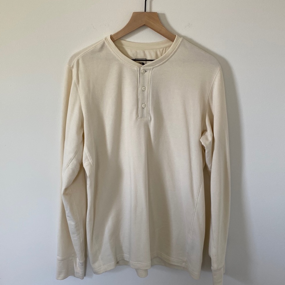Mens THE NORTH FACE TERRY HENLEY LONG-SLEEVE SHIRT